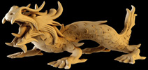 il drago che nuota